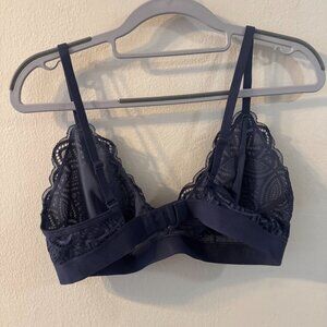 Old Navy Lace Bralette in Navy Blue size Large